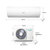 海信 (Hisense) 1.5匹空调壁挂定频冷暖家用卧室自清洁大风量 KFR-35GW/E22N3(1S01)第4张高清大图