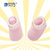 【康贝方】婴儿袜子 男女宝宝袜子 透气无骨袜（吸塑）精梳棉宝宝袜子#1509(1509-2黄色 0-6mth)第2张高清大图