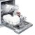 西门子（SIEMENS）SN53E531TI  原装进口嵌入式洗碗机 （不锈钢色）(白色+不锈钢色 独立式/嵌入二用)第2张高清大图