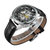 Emporio Armani 阿玛尼 商务机械腕表镂空时尚多功能男士手表AR4629(AR4629银色 皮带)第4张高清大图