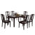 <定制家具>全实木餐桌椅新中式长方形组合现代中式4人6人家用饭桌(紫檀色)第5张高清大图