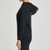 阿迪达斯NEO女装上衣2运动休闲卫衣时尚连帽套头衫(黑色)第3张高清大图