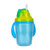 运智贝宝宝喝水带吸管双层隔热水杯婴儿喝水防烫伤(蓝色)第4张高清大图