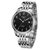 天梭/Tissot手表力洛克系列机械钢带男表T41.1.483.52(银壳黑面白带)第2张高清大图