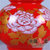 中国龙瓷德化白瓷  陶瓷装饰 礼品摆件 32cm节节高升-红(花开富贵)ZGH0096第5张高清大图