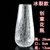 创简坊（CJIANFF）简约现代干花创意小清新花瓶水培富贵竹玫瑰百合透明玻璃花器摆件(冰裂创意花瓶)第5张高清大图