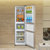 美的（Midea）  215升美的电冰箱三开门家用节能双门风冷无霜小型 铂金净味 BCD-215WTM(E) 阳光米第4张高清大图