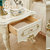 拉斐曼尼 GFB002 卧室家具高端欧式床头柜象牙白色实木床边柜收纳抽屉柜(象牙白)第4张高清大图