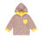 傲贝美春季儿童两面穿上衣宝宝休闲外套(黄色 120)第2张高清大图