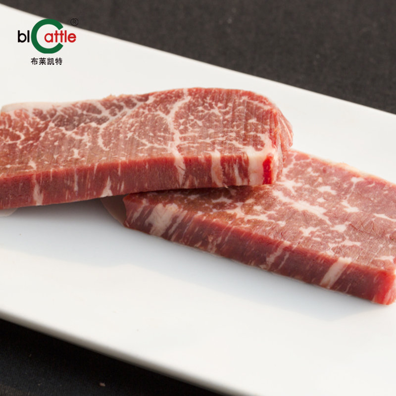 布莱凯特 blcattle 后部位肉大黄瓜条 150g 牛排 酱牛肉 生食 雪花