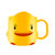 【买1送1】开优米KIUIMI 漱口杯儿童卡通水杯小鸭可爱刷牙杯子洗漱杯宝宝杯（2个装）(黄色)第5张高清大图