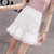 鱼尾裙半身裙2018夏季新款时尚荷叶边包臀裙一步裙短裙(白色 XL)第2张高清大图