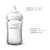 新安怡玻璃奶瓶宽口径240ml自带1月+奶嘴SCF679 婴儿仿母乳硅橡胶奶嘴第2张高清大图