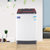 威力（WEILI）XQB80-8029A 8公斤全自动波轮洗衣机 家用大容量 智判水位 一键洗衣机 非变频 酒红色(白色)第4张高清大图