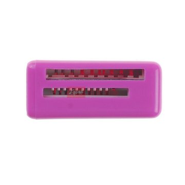 现代(HYUNDAI) HY-CR803 SD TF 高速多合一读卡器 多色可选(红色)