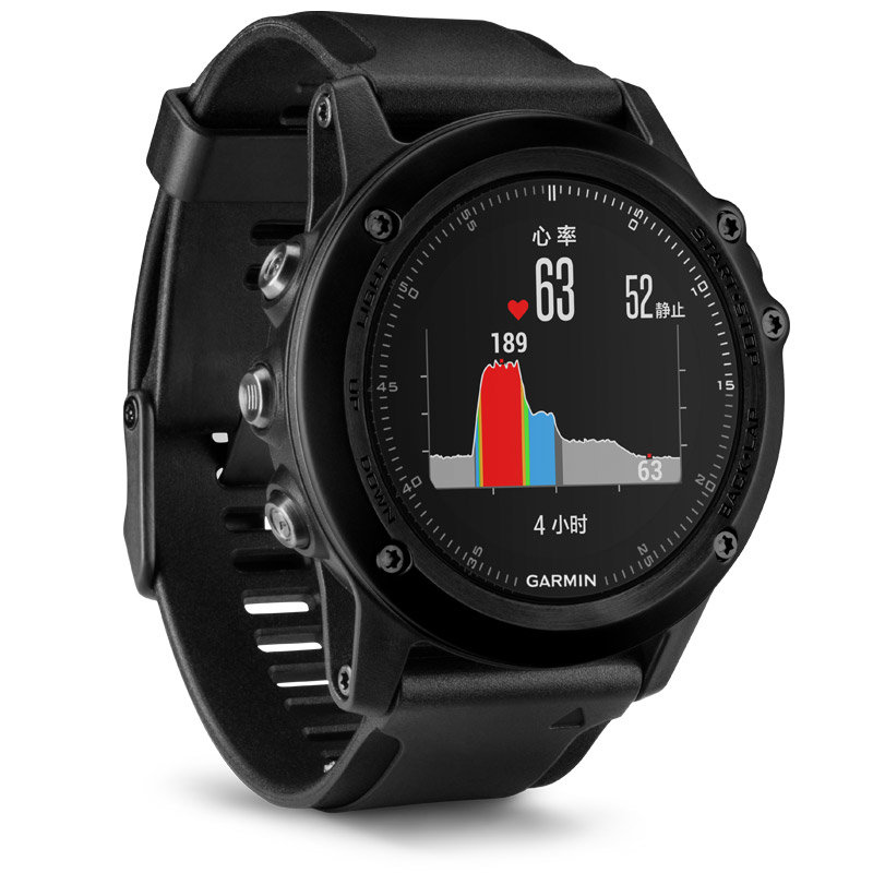 佳明garminfenix3hr飞耐时3hr户外gps跑步游泳智能手表运动登山腕表蓝