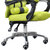 【京好】现代简约环保办公椅电脑椅家用可躺搁脚网布老板椅子E142(红色铝合金脚 7天内发货)第5张高清大图