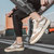 时尚男鞋子2021年新款潮秋季透气薄款休闲运动鞋百搭男士板鞋(驼色 43码)第4张高清大图