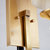 欧菲玛丽 壁灯欧式美式大气创意全铜LED灯具铜灯单头双头(暖光光源 双头)第5张高清大图