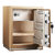 AIPU艾普保险柜家用床头入墙3c认证小型办公艾谱保险箱全钢45cm高(土豪金 FDX-A/D-45WG)第4张高清大图