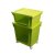 伊藤彩 日本进口 柜台式带轮两层组合收纳柜 整理置物架 3301(绿色)第4张高清大图