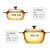 康宁0.8L+2.5L 晶彩透明玻璃汤锅二件套VS-0825/CN 国美超市甄选第2张高清大图