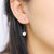金一珠宝珍珠耳坠时尚18K金海水珍珠耳钉耳饰送女友 需定制第5张高清大图