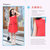 夏季新品女童棉麻连衣裙韩版棉质休闲居家外穿公主裙子(130 红色)第4张高清大图