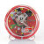 迪士尼 米奇圆形晶面带夜灯闹钟 DF6001(红色)第3张高清大图