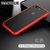 苹果7手机壳7plus透明磨砂壳Phone8防摔肤感保护套苹果8plus时尚简约撞色(红色 苹果7p/8p 5.5英寸)第2张高清大图