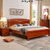 木巴现代简约实木双人床 橡胶木烤漆1.8米 卧室家具第2张高清大图