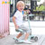 巴巴泥儿童滑板车马卡龙金属三合一 宝宝滑车可坐可推滑板车学步车扭扭车第8张高清大图