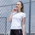 赛丹狐运动短袖T恤男女款夏季新款户外休闲圆领短袖上衣SX5682(酒红色 XL)第6张高清大图