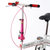 forever小蜻蜓型  12寸 连体货架 折叠自行车(白玫瑰红色)第4张高清大图