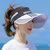 波梵森2021新款防晒帽子夏季空顶帽遮脸遮阳女式太阳帽(浅黄色)第5张高清大图