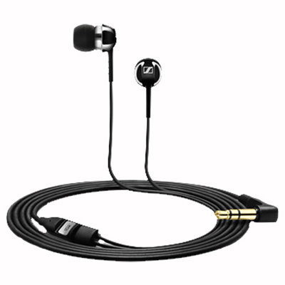 SENNHEISER/森海塞尔 CX1.00 入耳式重低音耳机 时尚耳塞(黑色)