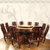 红木家具2/1.8米红木大圆桌实木饭桌12椅组合餐厅圆形餐桌不雕花南美酸枝木(其他 1.78米十二椅)第2张高清大图
