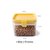 密封罐透明塑料厨房香料食品级坚果茶储物罐子五谷杂粮收纳盒(中号黄色1000ml)第7张高清大图