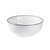 创意简约欧式黑线餐具碗盘菜碟子陶瓷餐具成人家用中式圆形陶瓷碗(4.5英寸碗)第5张高清大图