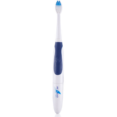 赛嘉（SEAGO）声波电动牙刷SG-906（1个主机含3个刷头！美白牙齿，祛除牙菌斑，23000次震动/分钟，清洁效果超越普通牙刷100倍）（梦之粉）