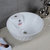 多美吉卫浴圆形陶瓷艺术盆 洗面盆 洗手盆 洗脸盆 台上盆8024(单盆)第5张高清大图