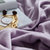 格莉安GELIAN 纯色毛毯法兰绒珊瑚绒毯子居家旅行空调被春秋毯午休毯沙发毯盖毯学生儿童通用(紫色)第3张高清大图