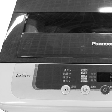 松下(Panasonic) XQB65-Q6121 6.5公斤 波轮全自动洗衣机(灰色) 电脑半模糊控制