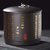 新款紫砂茶叶罐大号陶瓷密封罐防潮家用储茶普洱茶具茶叶礼盒(紫泥君子（茶）+500ML)第3张高清大图