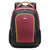 新款双肩背包大容量背包休闲旅游日常出行背包(咖配红 19944#)第2张高清大图