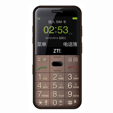 中兴(ZTE)L580\/L680(移动\/联通2G)老人手机 大