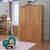 卡富丹 WS609德国榉木中式木质衣柜实木 三门衣柜衣橱儿童卧室家具(3门柜)第3张高清大图