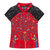 中老年女装2022新款短袖T恤洋气套装妈妈夏装宽松棉麻两件套上衣(酒红凤尾 XL建议（95-110）斤)第7张高清大图