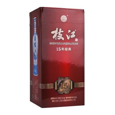 购酒网 枝江 大曲15年经典 42度500ml 浓香型白