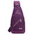 瑞士军刀单肩包书包 苹果iPad mini平板背包 男女休闲款运动斜挎包胸包(紫色)第5张高清大图